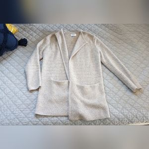 Medium Old Navy Sweater Jacket Cream